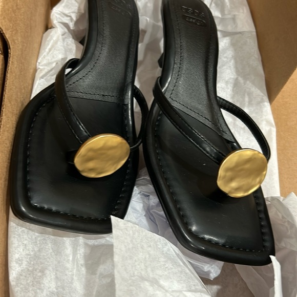 ASOS Coin detail thong kitten heel ✨ BRAND NEW! - Picture 1 of 4